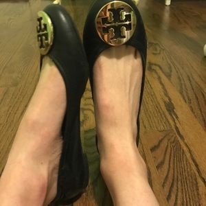 ✨TORY BURCH MINNIE TRAVEL LOGO BALLET FLATS✨